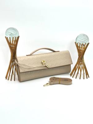 BOTTEGA VENETTA ANDİAMO CLUTCH BAG AQUALTİY BEJ Bej