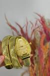 Bvlgari Gold -Gold Kadran Yılan Saat S614 