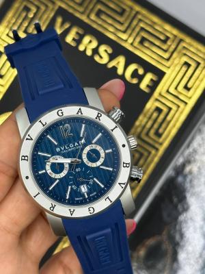 Bvlgari Lacivert Calibro 303 Erkek Saat S482 Lacivert