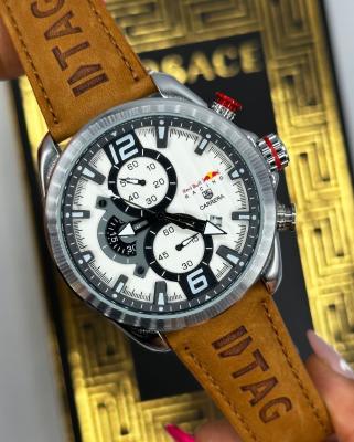 Carrera Tag Heuer Deri Kordon Gold Kasa Erkek Saat S419 