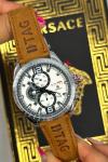 Carrera Tag Heuer Deri Kordon Gold Kasa Erkek Saat S419 