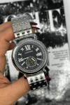 Cartier Çelik Gümüş Siyah Kadran Erkek Saat S459 