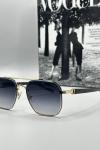 Cartier Gold Çerçeve Siyah Cam Erkek Güneş Gözlüğü G1392-ILY Siyah