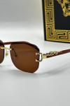 Cartier Kahverengi Unisex Güneş Gözlüğü G1761-VLL 