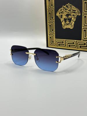 Cartier Mavi Cam Unisex Güneş Gözlüğü G1762-VLL Mavi