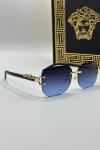 Cartier Mavi Cam Unisex Güneş Gözlüğü G1762-VLL Mavi
