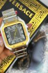 Cartier Siyah Kadran Erkek Kol Saati S429 
