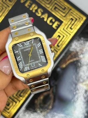Cartier Siyah Kadran Erkek Kol Saati S429