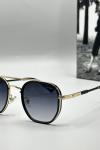 Cartier Siyah Cam Gold Çerçeve Erkek Güneş Gözlüğü G405-ILY Siyah
