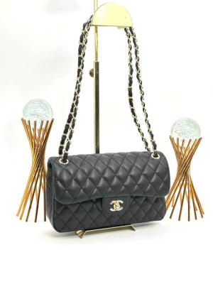 Chanel Jumbo Flap Gold Siyah Kadın Çanta VLT391
