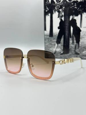 Chanel Taş Detaylı Krem İthal Kadın Gözlük | G1883