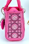 Christian Dior Lady Mini Satin Pembe Kadın Çanta VLT394
