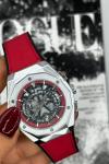 Hublot Çelik Kasa Deri Kordon Erkek Saat S463 