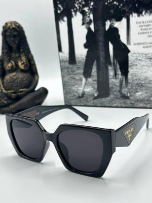 İthal Siyah Prada Kadın Güneş Gözlüğü G1114-VLL 