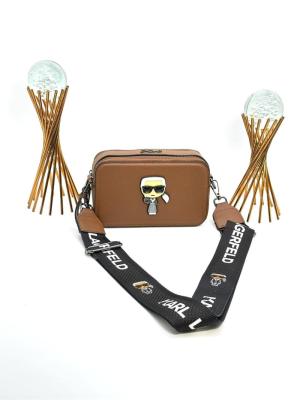 KARL LAGERFERD SNAPSHOT WITH BAGS BROWN Kahverengi