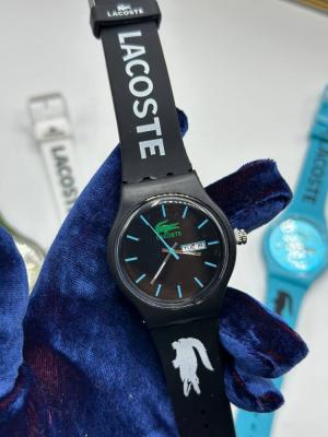 Lacoste Yazılı Siyah Unisex Saat S341 