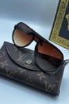 Louis Vuitton İthal Erkek Güneş Gözlüğü G1517-ILY Kahverengi