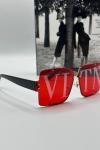 Louis Vuitton İthal Kadın Güneş Gözlüğü G1719 Kırmızı