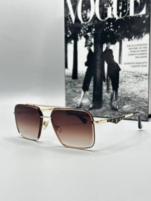 Louis Vuitton Metal Kasa Kahverengi Cam Erkek Güneş Gözlüğü G1385-ILY Kahverengi