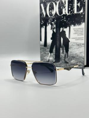 Louis Vuitton Metal Kasa Siyah Cam Erkek Güneş Gözlüğü G1388-ILY Siyah