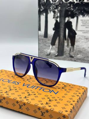 Louis Vuitton Lacivert İthal Erkek Güneş Gözlüğü G1833-VLL