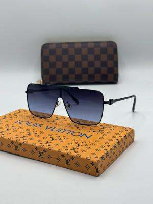 Louis Vuitton Siyah İthal Erkek Güneş Gözlük G3363-VLLZ
