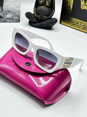 Miu Miu İthal Beyaz Kadın Güneş Gözlüğü G1268-ILY Beyaz