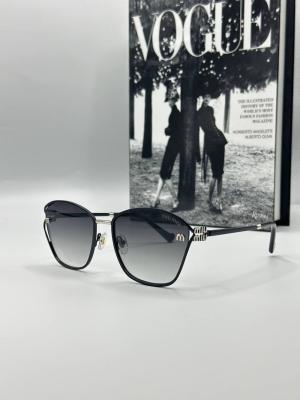 Miu Miu Siyah Metal Kasa Unisex Güneş Gözlüğü G1380-ILY Siyah