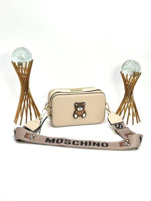 MOSCHINO SNAPSHOT WITH NEW BAG BEJ Bej