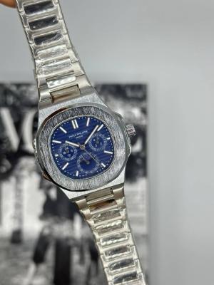 Patek Philippe Gümüş Mavi Kadran Erkek S814-VLL