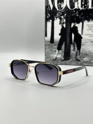 Prada Gold Çerçeve İthal Unisex Güneş Gözlüğü  G2012-VLL