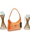 PRADA WİTH CRYSTALS MİNİ BAG ORANGE Turuncu