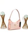 PRADA WİTH CRYSTALS MİNİ BAG PİNK Pembe