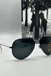 Rayban Damla Siyah Cam Siyah Çerçeve Erkek Güneş Gözlüğü G1341 Siyah