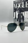Rayban Damla Siyah Cam Gold Çerçeve Erkek Güneş Gözlüğü G1342 Siyah