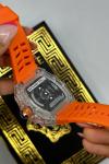 Richard Mille ChronoGraph Turuncu Mavi Erkek Saat S499 