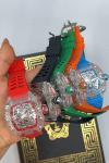 Richard Mille ChronoGraph Turuncu Mavi Erkek Saat S499 