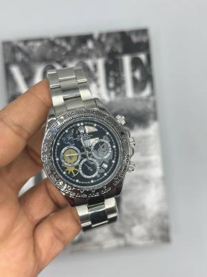 Rolex Crono Gümüş Erkek Kol Saat S827