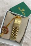 Rolex Datejust Gold Erkek Kol Saati S585 Gold