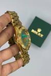 Rolex Datejust Gold Yeşil Kadran Erkek Kol Saat S915