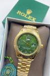 Rolex Day-Date Gold -Yeşil Kadran Erkek Kol Saati S625 