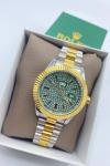 Rolex Day-Date Gold-Gümüş Erkek Kol Saati S635 