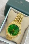 Rolex Gold Yeşil Kadran Erkek Kol Saati S577 