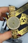 Rolex Gold Taşlı Kadın Saat S487 Gold