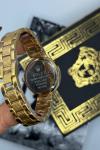 Rolex Gold Taşlı Kadın Saat S487 Gold