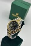 Rolex Lux Gold-Gümüş Kadın Kol Saat S851