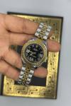 Rolex Lux Gold-Gümüş Kadın Kol Saat S851