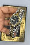 Rolex Lux Gold-Gümüş Kadın Kol Saat S851