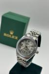 Rolex Lux  Gümüş Kadın Kol Saat S852