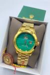 Rolex Oyster Perpetual Yeşil Kadran Kol Saati S626 Gold